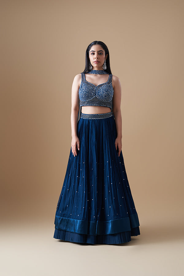 Royal Blue Lehenga